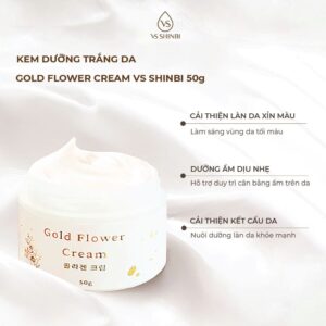 Kem dưỡng trắng da Gold Flower Cream VS SHINBI 50g - Ảnh 3