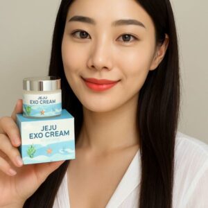 Kem dưỡng kích trắng tế bào gốc Jeju Exo Cream VS SHINBI 50g - Ảnh 7