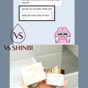 Kem dưỡng trắng da Gold Flower Cream VS SHINBI 50g - Ảnh 10