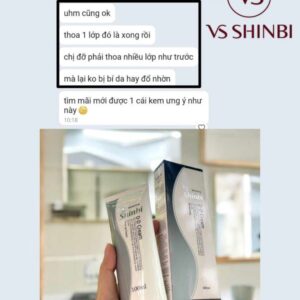 Kem nâng tông làm trắng da DD Cream VS SHINBI 100ml - Ảnh 12