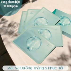 Mặt nạ dưỡng trắng và phục hồi JEJU VS SHINBI (5 miếng/ hộp) - Ảnh 2