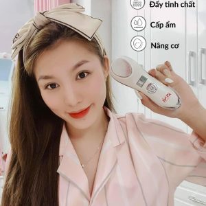 Máy điện di tinh chất nóng lạnh Ultrasonic Genie chính hãng Hàn Quốc - Ảnh 4