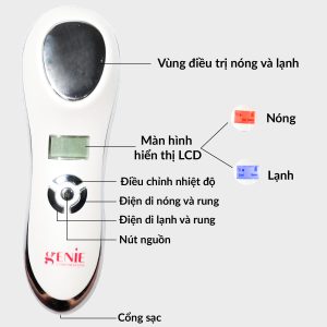 Máy điện di tinh chất nóng lạnh Ultrasonic Genie chính hãng Hàn Quốc - Ảnh 5
